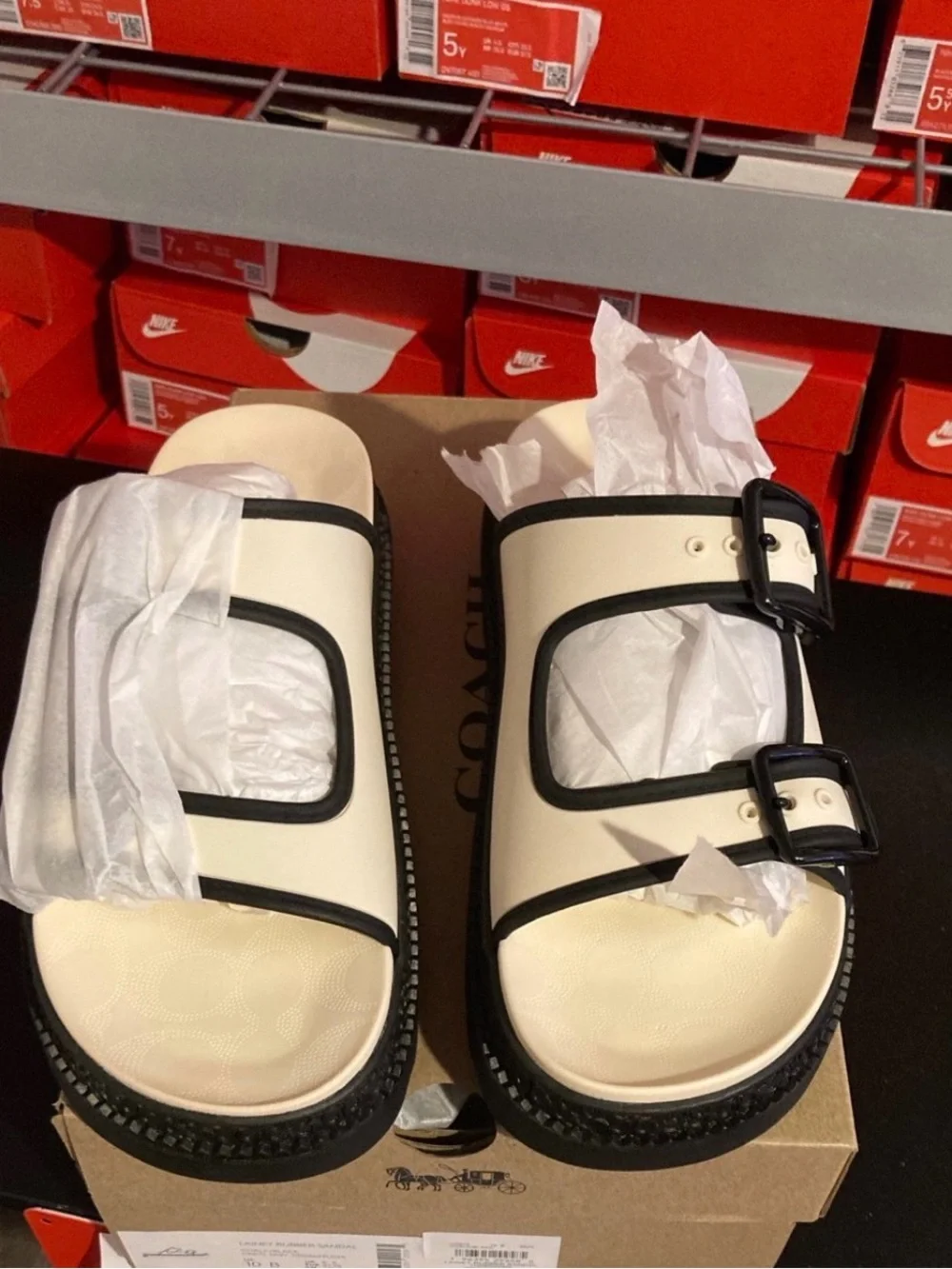 Coach Lainey Sandals Women Size 10 - Picture 5 of 7